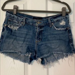 Lucky brand denim cut off shorts
